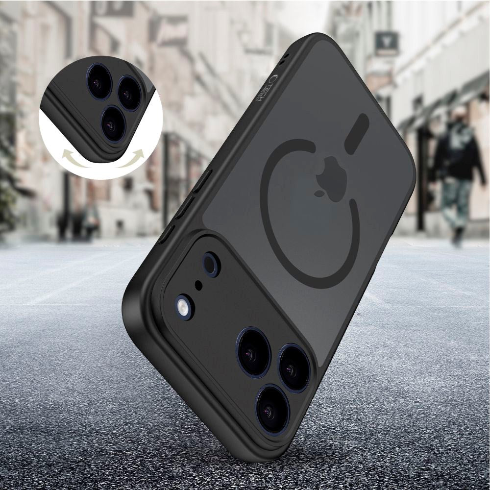 iPhone 17 Pro Tech-Protect BasicMag Hybrid Deksel - MagSafe Kompatibel - Matt Svart