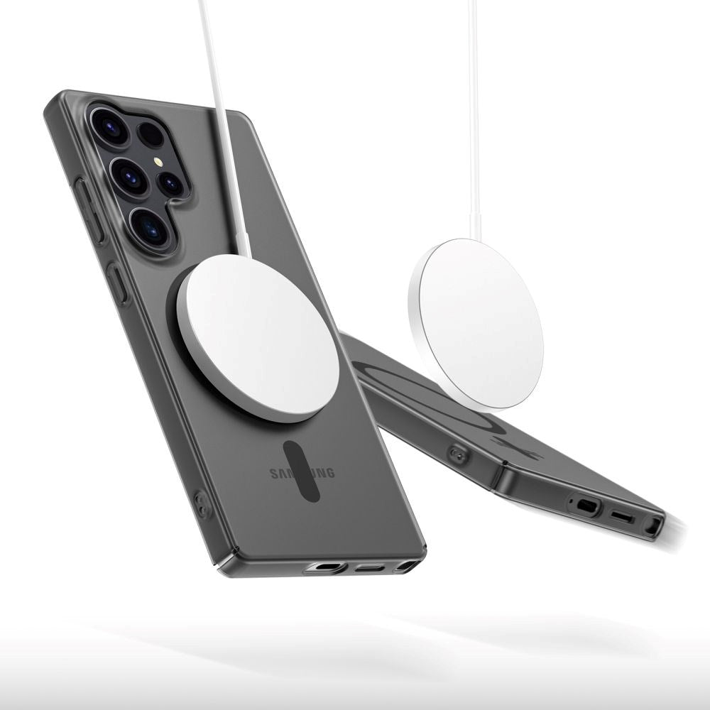 Samsung Galaxy S25 Ultra Tech-Protect MagSlim Deksel - MagSafe Kompatibel - Matt Svart