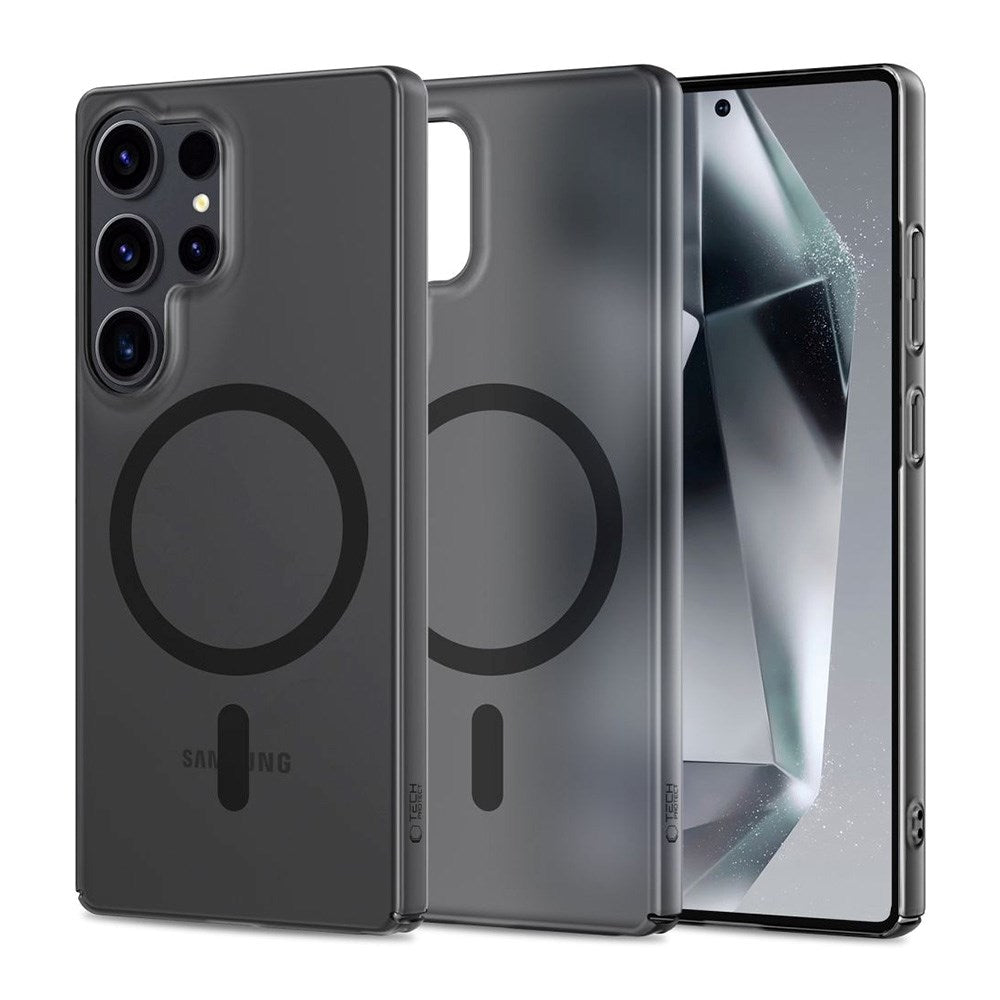Samsung Galaxy S25 Ultra Tech-Protect MagSlim Deksel - MagSafe Kompatibel - Matt Svart