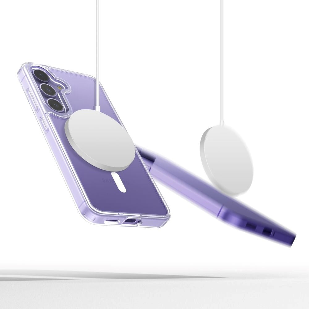 Samsung Galaxy S25 Tech-Protect Flexair Hybrid Deksel - MagSafe Kompatibel - Gjennomsiktig