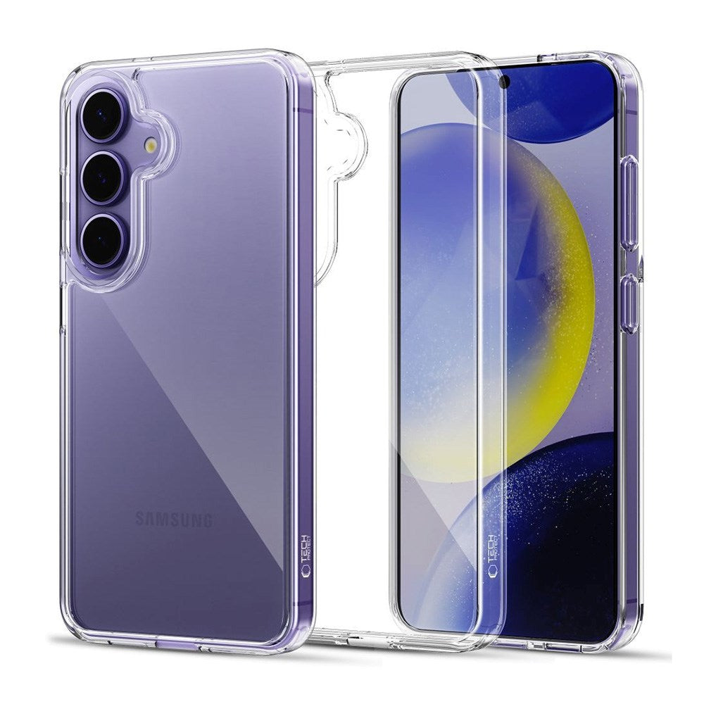 Samsung Galaxy S25+ (Plus) Tech-Protect Flexair Hybrid Deksel - Gjennomsiktig