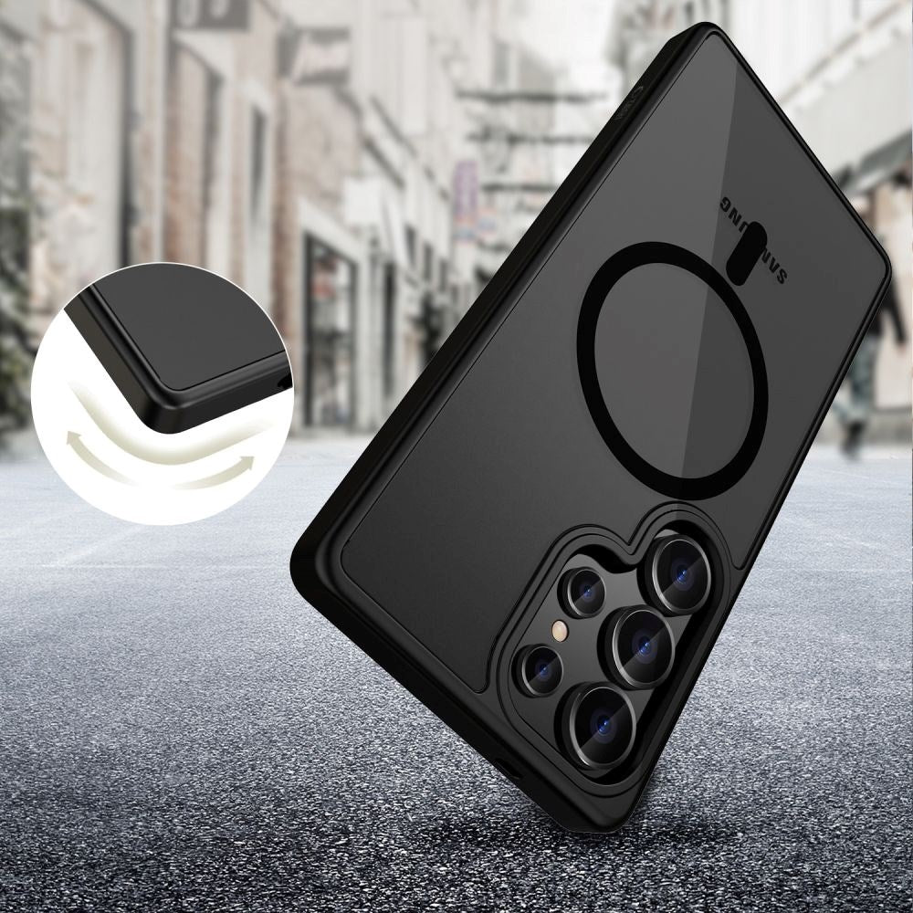 Samsung Galaxy S25 Ultra Tech-Protect Magmat Deksel - MagSafe Kompatibel - Matt Svart