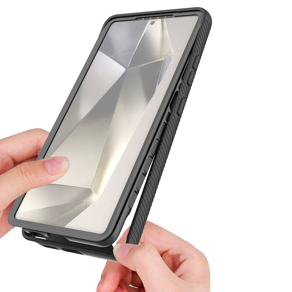 Samsung Galaxy S25 Ultra Tech-Protect Defense Hybrid Deksel - MagSafe Kompatibel - Gjennomsiktig / Svart