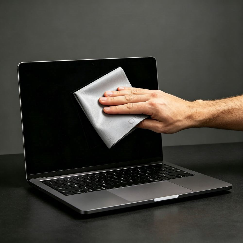 Tech-Protect Poleringsklut til Laptop 13-14" - Grå
