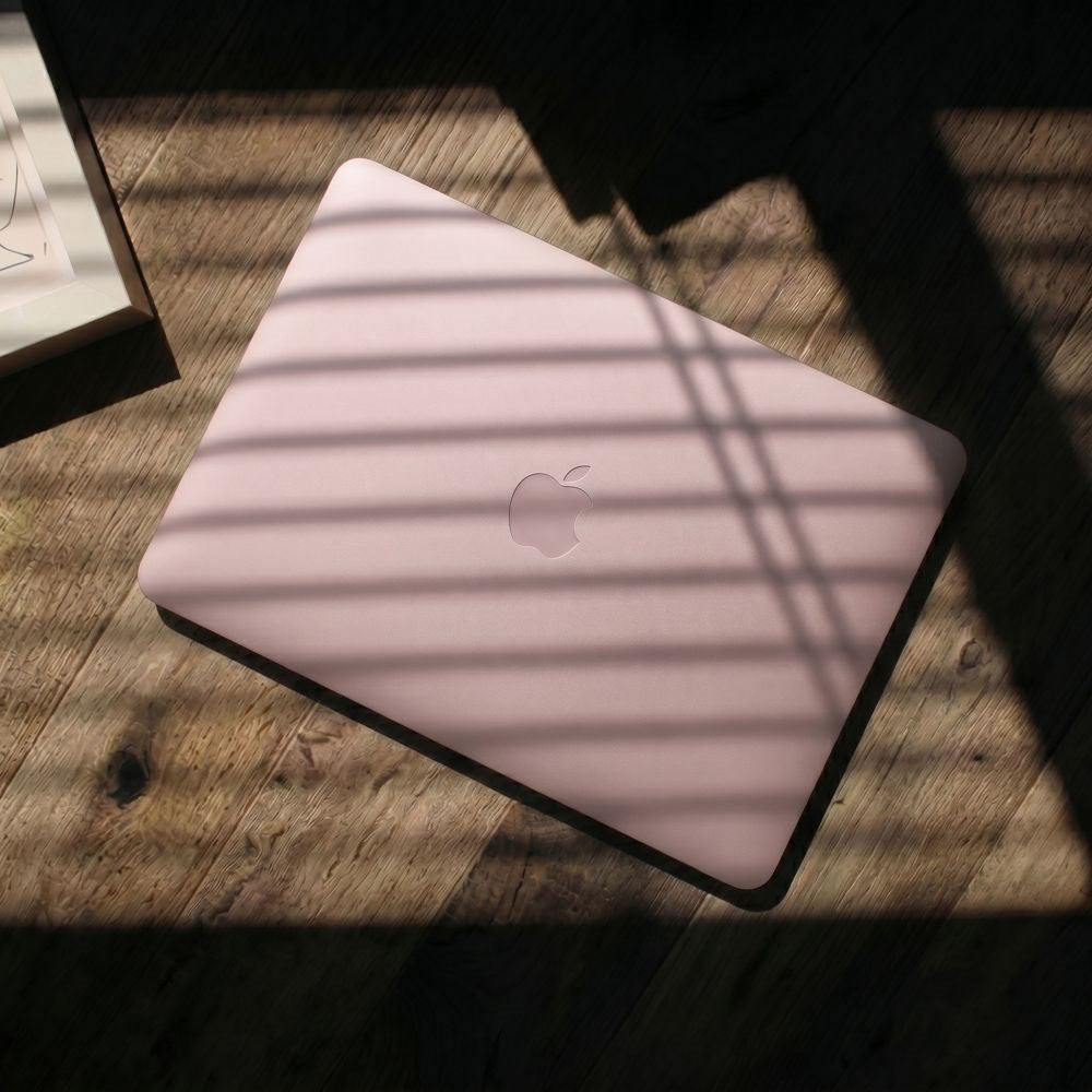 MacBook Neo 13 A18 Pro (2026) Tech-Protect Softshell Deksel - Matt Blush