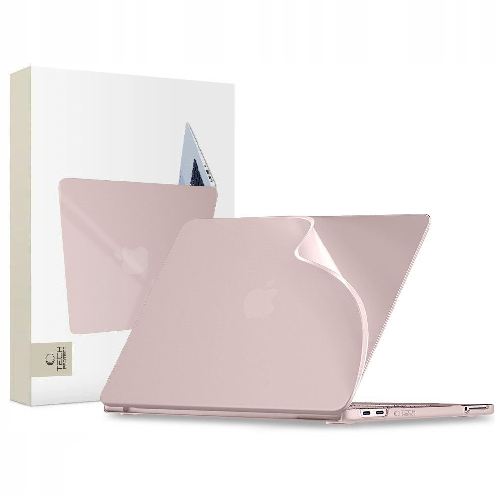 MacBook Neo 13 A18 Pro (2026) Tech-Protect Softshell Deksel - Matt Blush