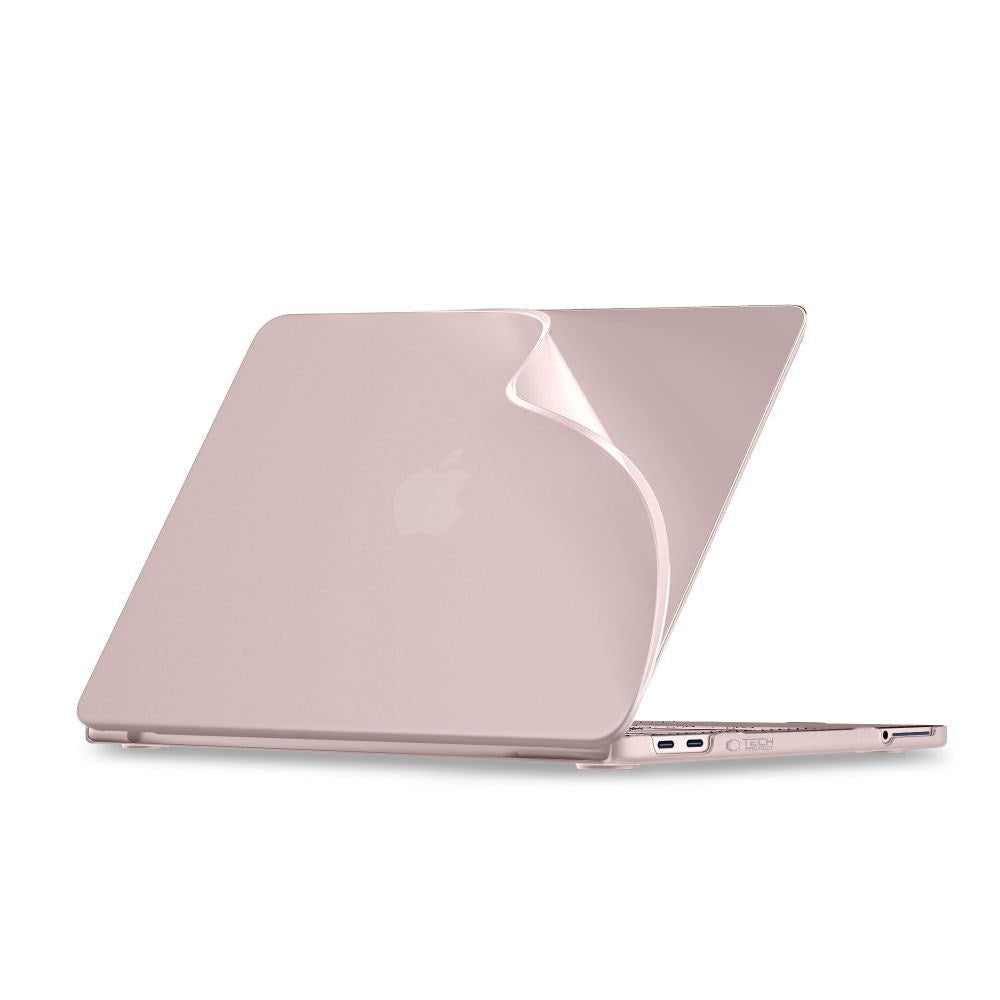 MacBook Neo 13 A18 Pro (2026) Tech-Protect Softshell Deksel - Matt Blush
