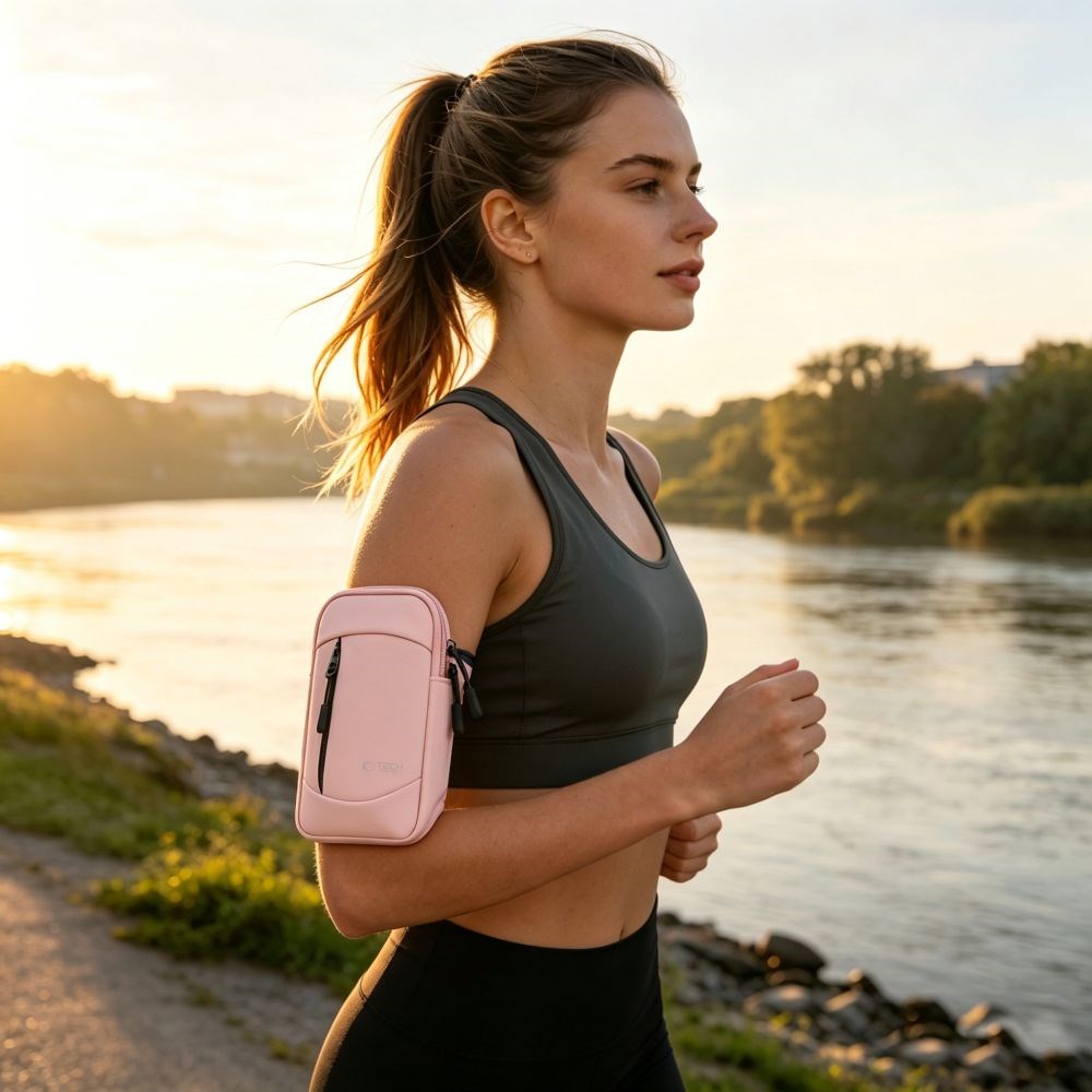 Tech-Protect Universelt Sportsarmbånd - rosa