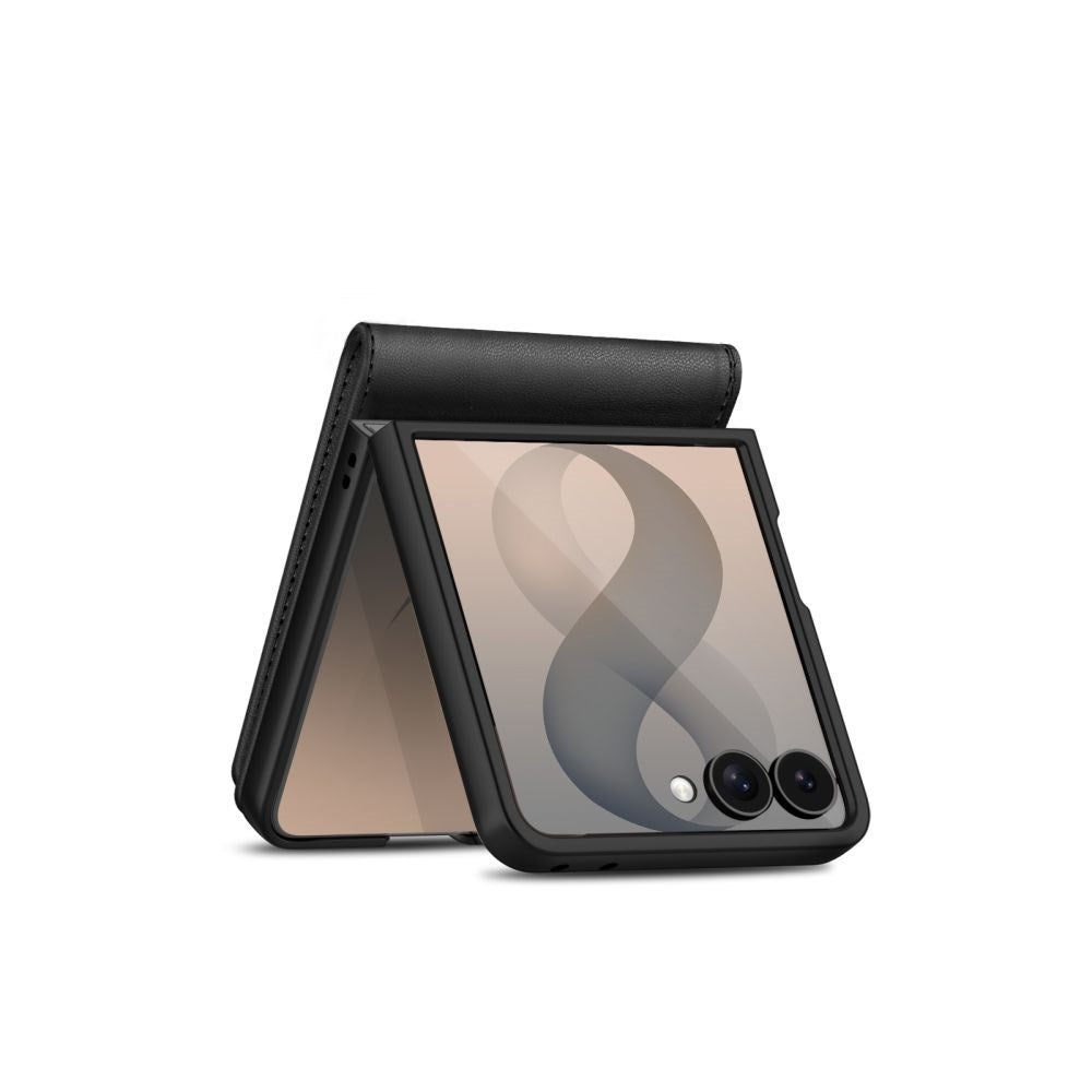 Samsung Galaxy Z Flip8 Tech-Protect Wallet Flip Deksel - Svart