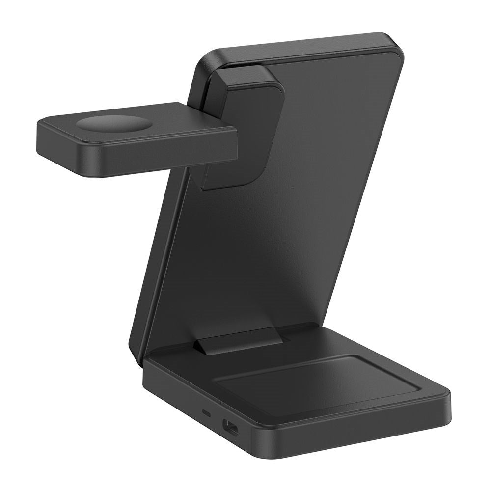 Trådløs 3-i-1 MagSafe Lader Tech-Protect A56 25 W - Svart