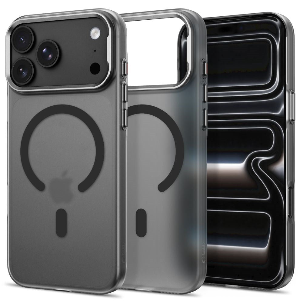iPhone 18 Pro / 17 Pro Tech-Protect MagZero Deksel - MagSafe Kompatibel - Matte Black