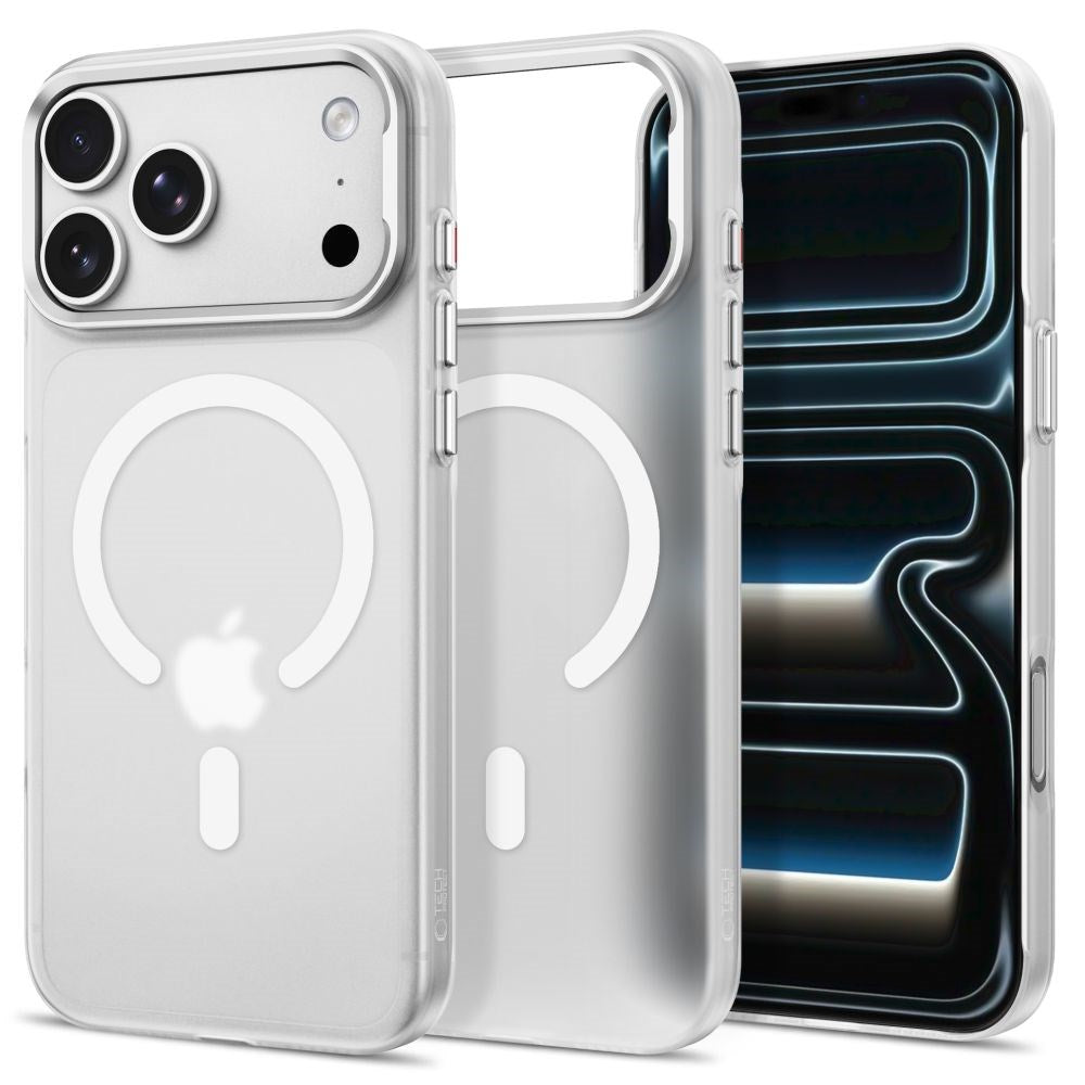iPhone 18 Pro Max / 17 Pro Max Tech-Protect MagZero Deksel - MagSafe Kompatibel - Matte White