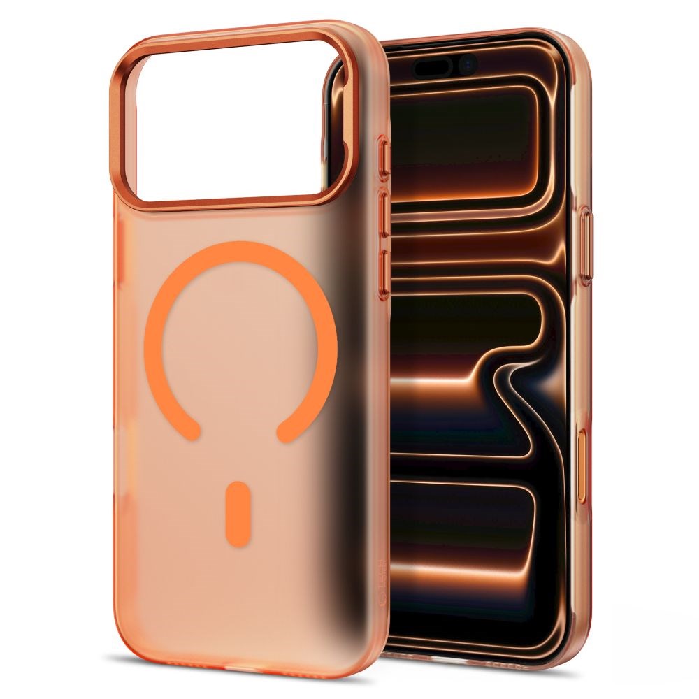 iPhone 18 Pro Max / 17 Pro Max Tech-Protect MagZero Deksel - MagSafe Kompatibel - Matte Cosmic Orange