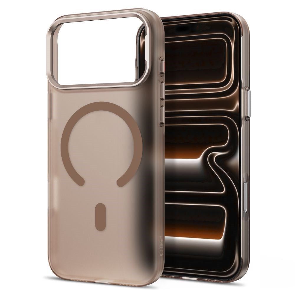 iPhone 18 Pro / 17 Pro Tech-Protect MagZero Deksel - MagSafe Kompatibel - Matte Desert Gold