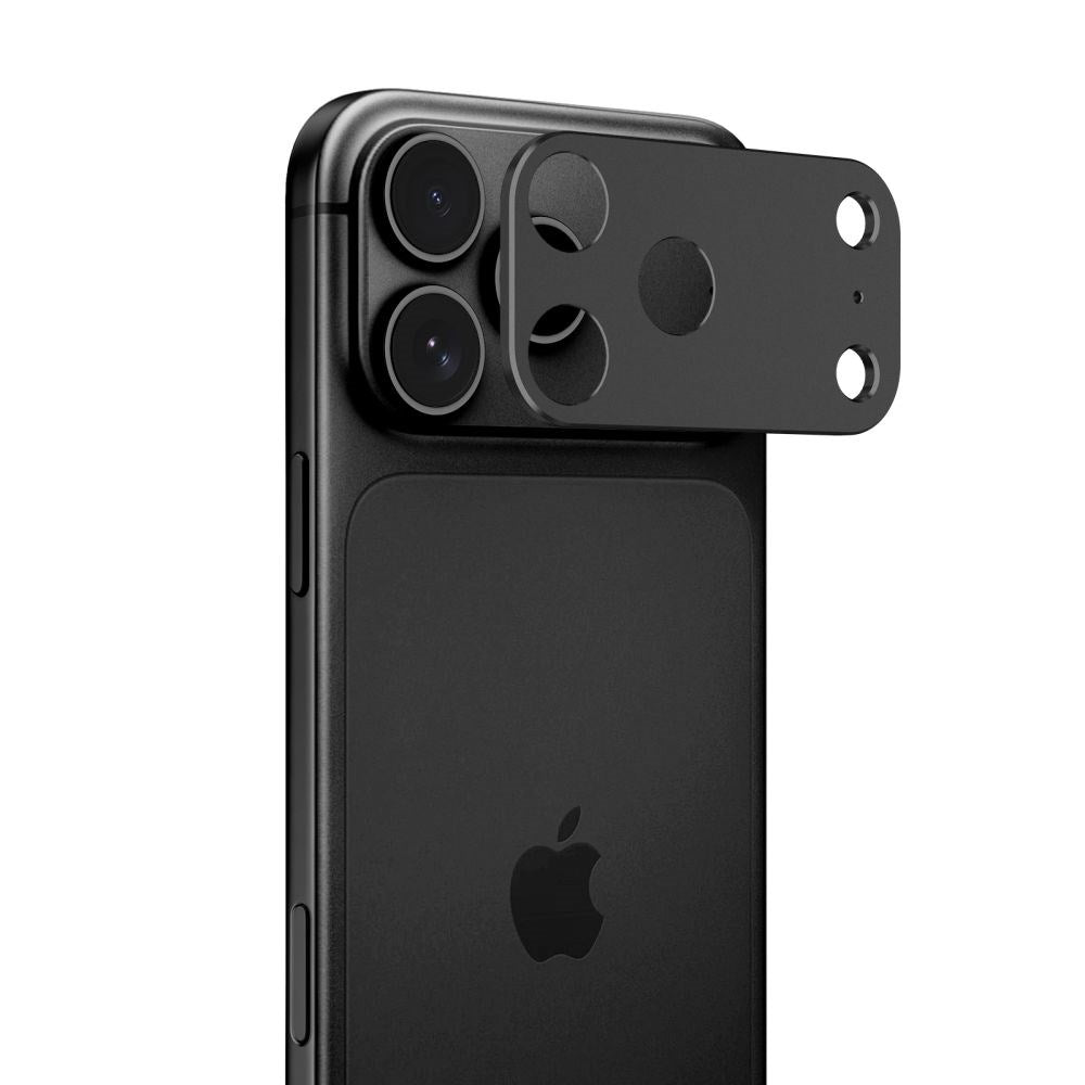 iPhone 18 Pro Tech-Protect CamAlloy Fit+ Kameralinsebeskyttelsesdeksel - Svart