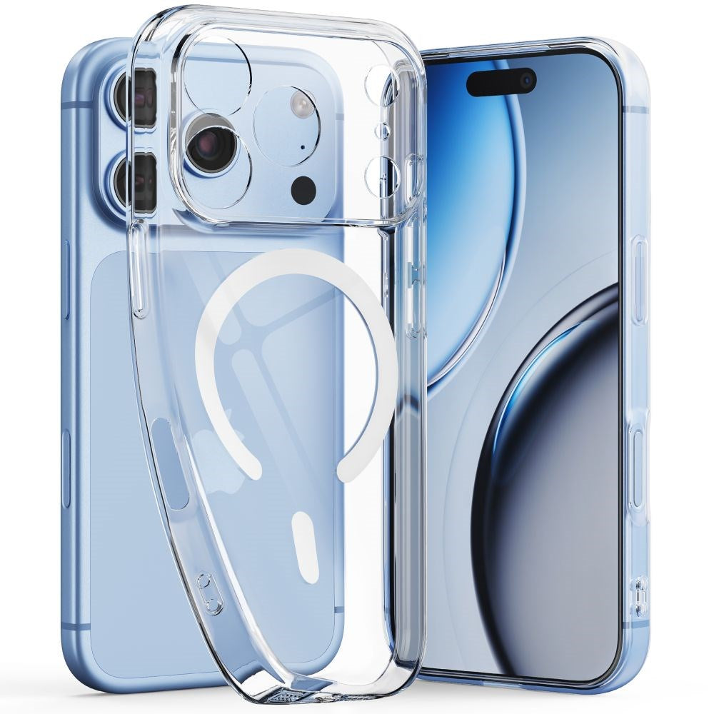 iPhone 17 Pro Max / 18 Pro Max Tech-Protect FlexAir Fleksibel Plast Deksel - MagSafe Kompatibel - Gjennomsiktig
