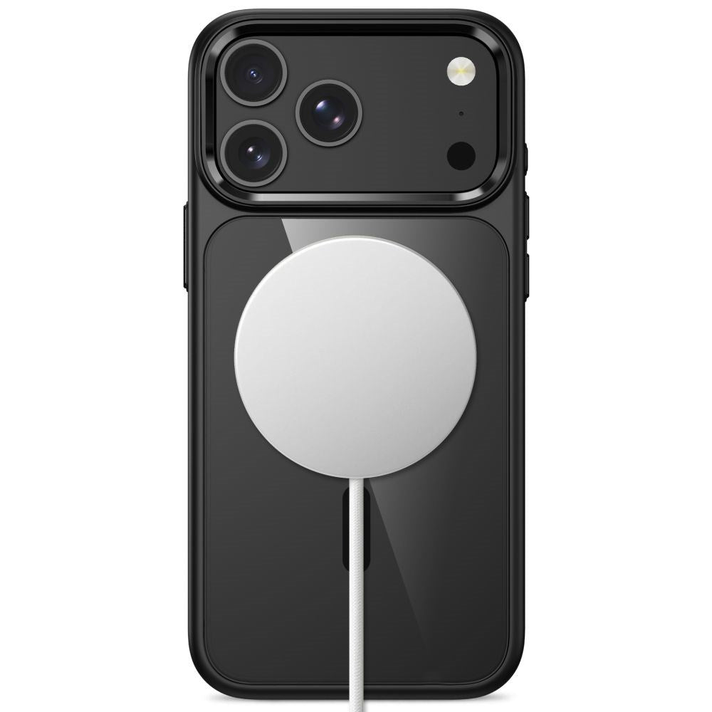 iPhone 18 Pro / 17 Pro Tech-Protect MagMat Deksel - MagSafe Kompatibel - Gjennomsiktig / Svart