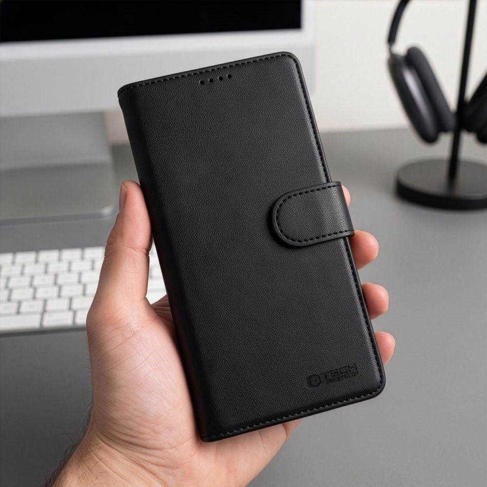 iPhone 18 Pro Max / 17 Pro Max Tech-Protect Wallet Flip Deksel - MagSafe Kompatibel - Svart