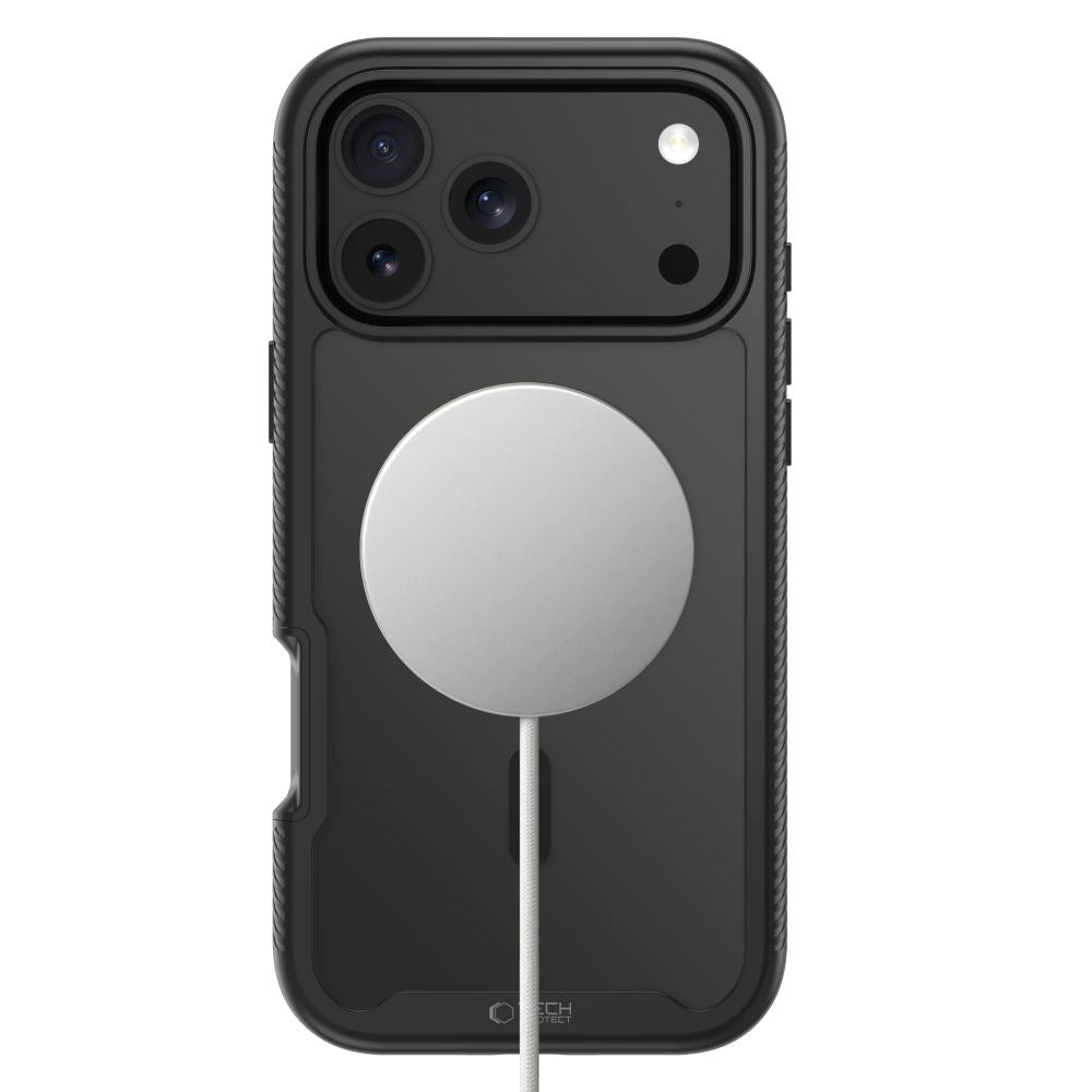 iPhone 18 Pro Max / 17 Pro Max Tech-Protect Defense Deksel med Skjermbeskytter - MagSafe Kompatibel - Matte Black