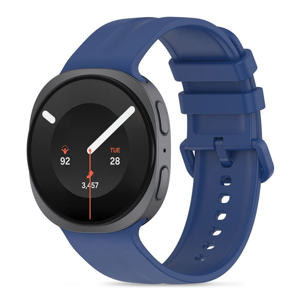 Samsung Galaxy Watch 8 / 9 / Classic (40 / 44 / 46mm) Tech-Protect Silicone Evo Klokkereim - Mørkeblå