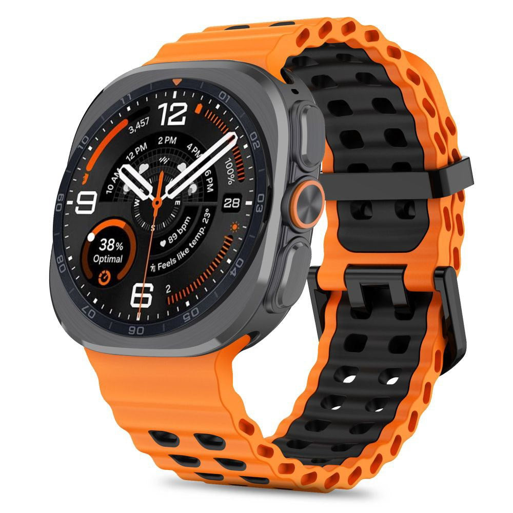 Samsung Galaxy Watch Ultra 2 / Ultra (47mm) Tech-Protect IconBand Pro Klokkereim - Oransje / Svart