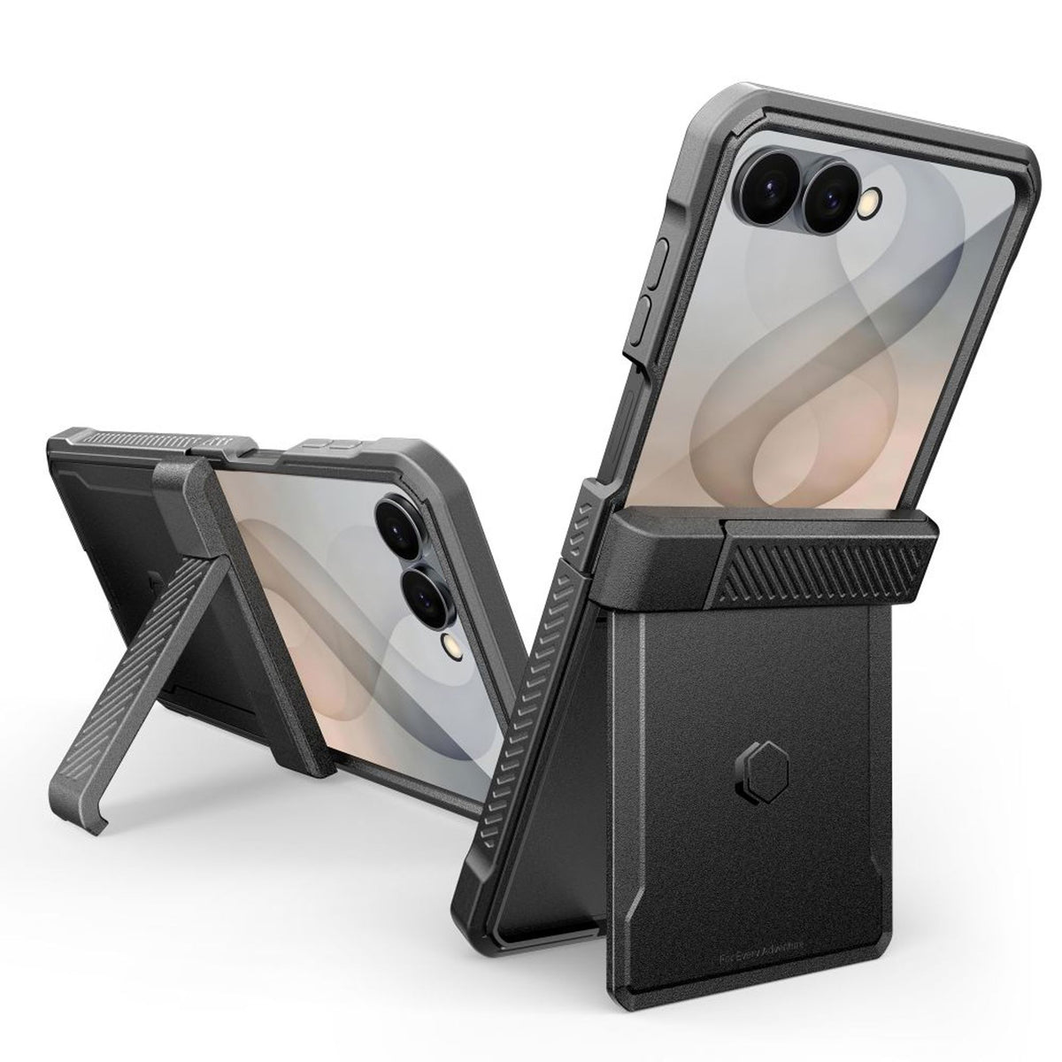 Samsung Galaxy Z Flip8 Tech-Protect Kevlar Pro Deksel - Svart