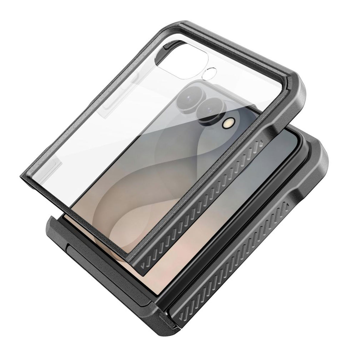 Samsung Galaxy Z Flip8 Tech-Protect Kevlar Pro Deksel - Svart