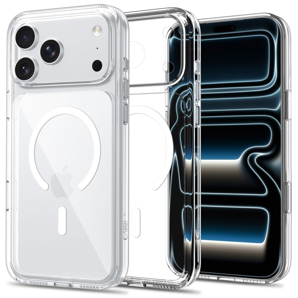 iPhone 18 Pro Max / 17 Pro Max Tech-Protect FlexAir Hybrid CC Deksel - MagSafe Kompatibel - Gjennomsiktig