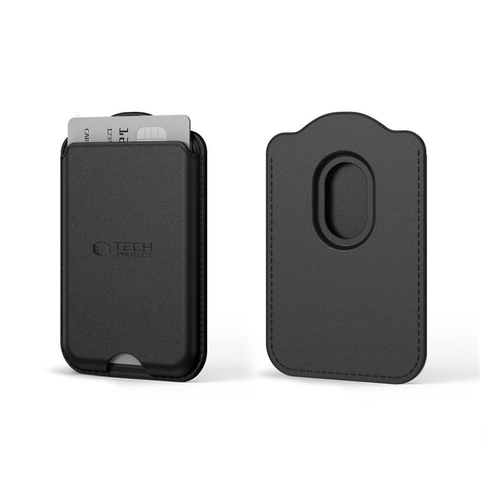Tech-Protect MagWallet Universell Kortholder – MagSafe Kompatibel – Svart