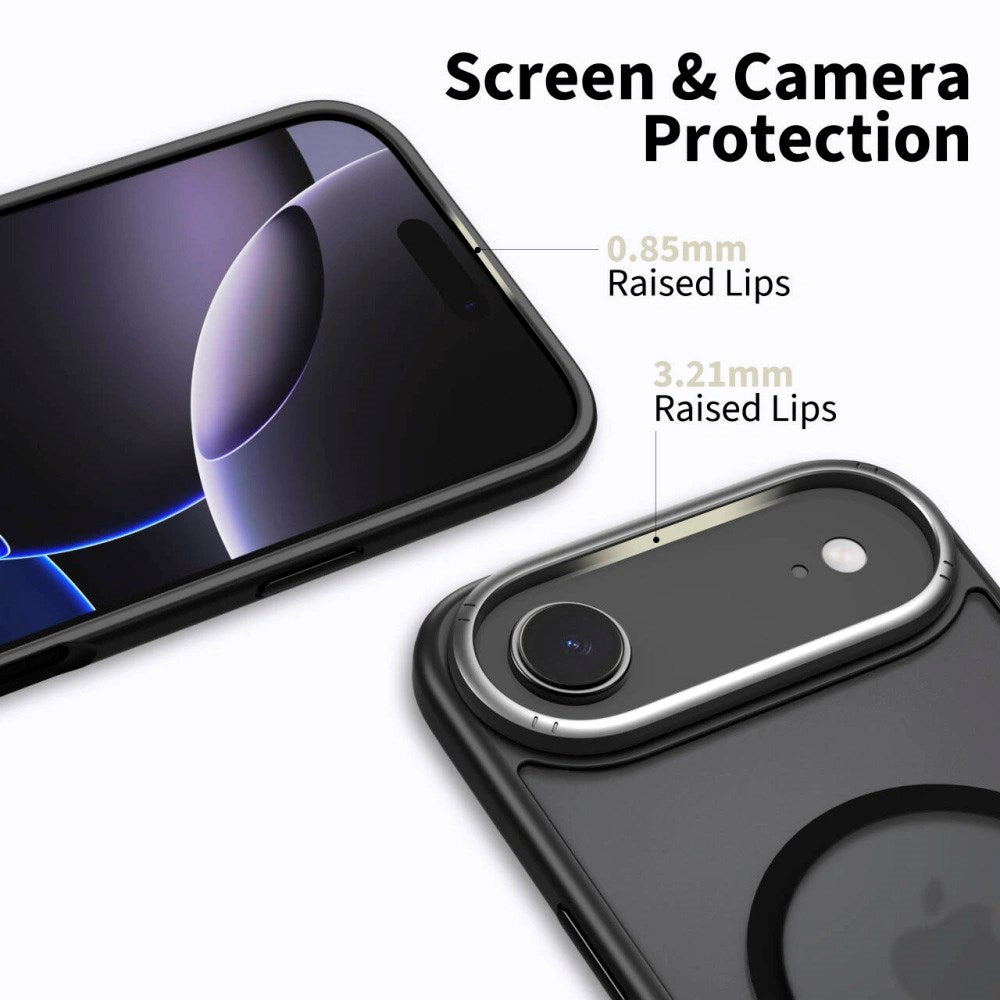 iPhone Air Tech-Protect MagEdge Hybrid Deksel - MagSafe Kompatibel - Matt Svart