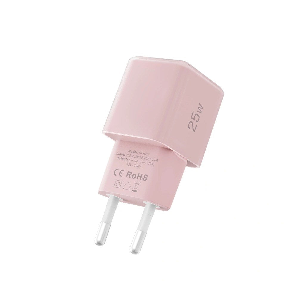 Tech-Protect NCM25 Vegglader med 25W - 1 x USB-C - Rosa