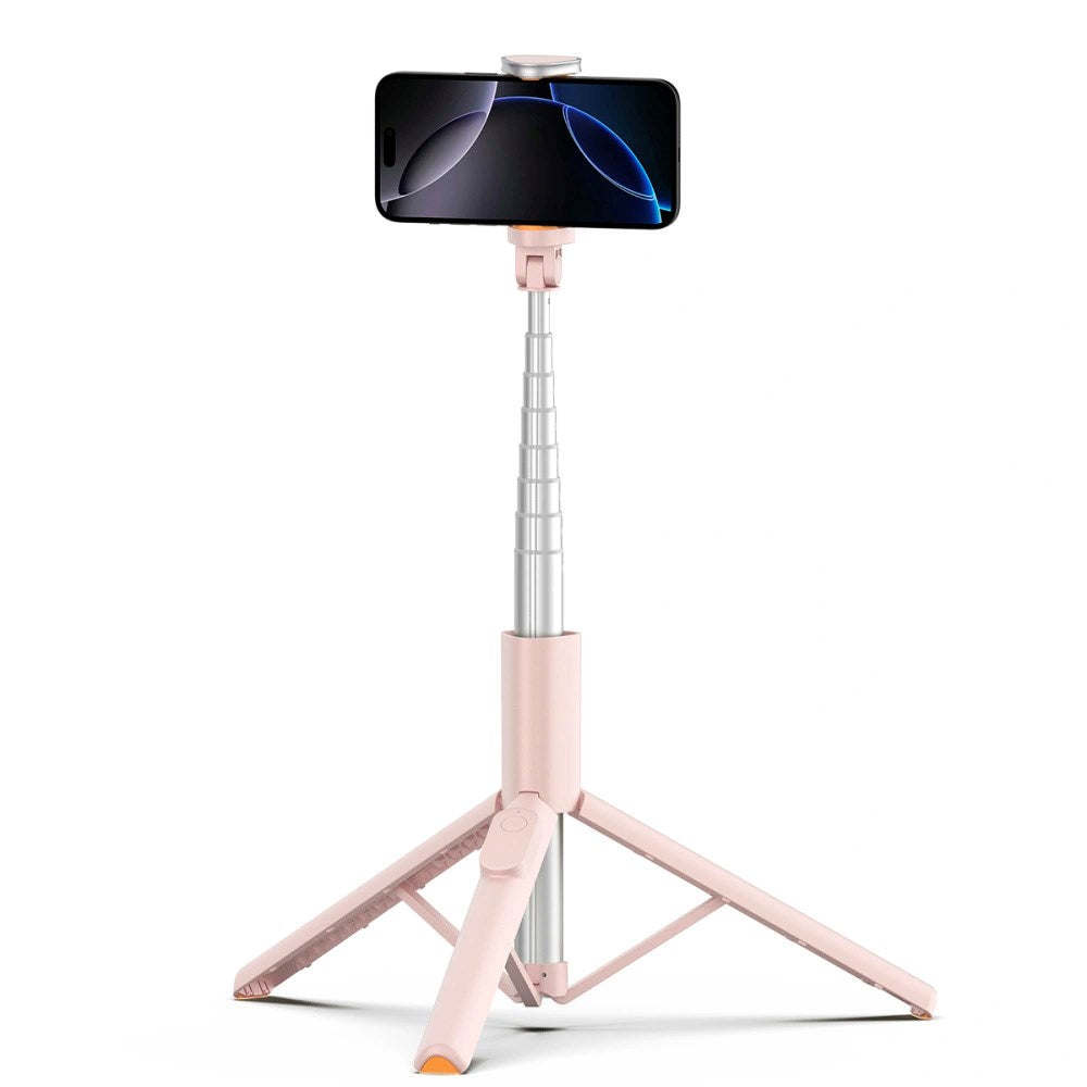 Tech-Protect Bluetooth Selfie Stick Tripod - Rosa