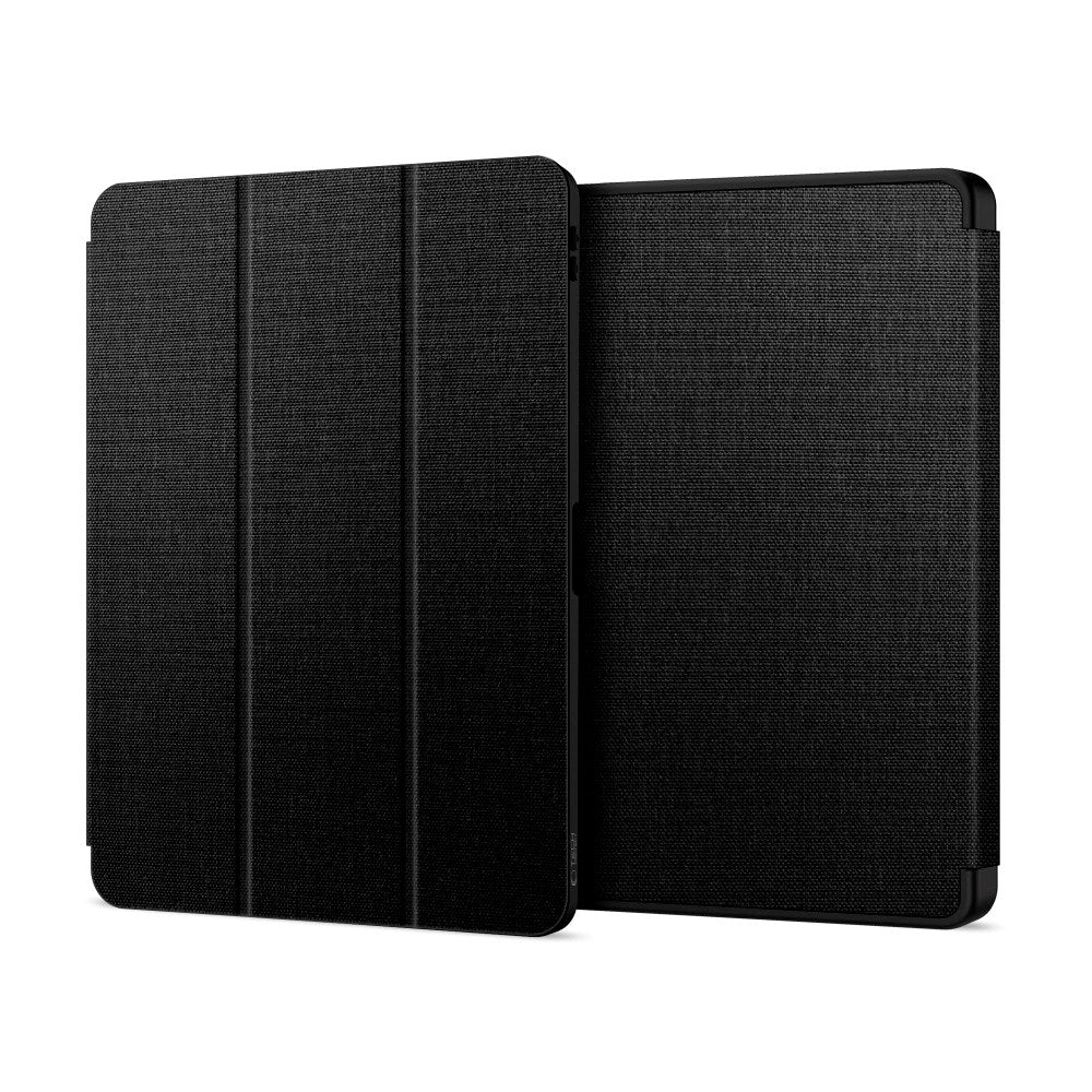 iPad 11" (2025) / 10.9" (2024 / 2022) Tech-Protect Canvas Flip Deksel m. Penn Holder - Svart