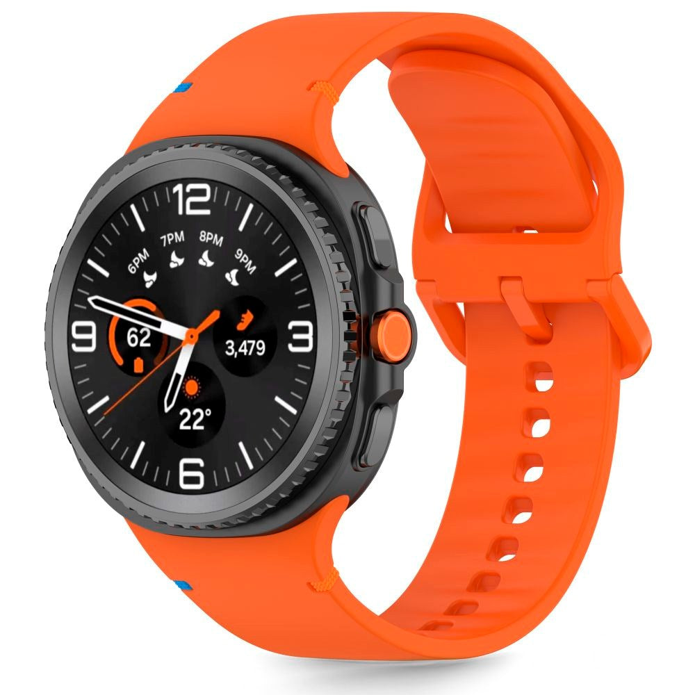 Samsung Galaxy Watch 8 / 8 Classic (40 / 44 / 46mm) Tech-Protect Silikon Rem - Sunburst Orange