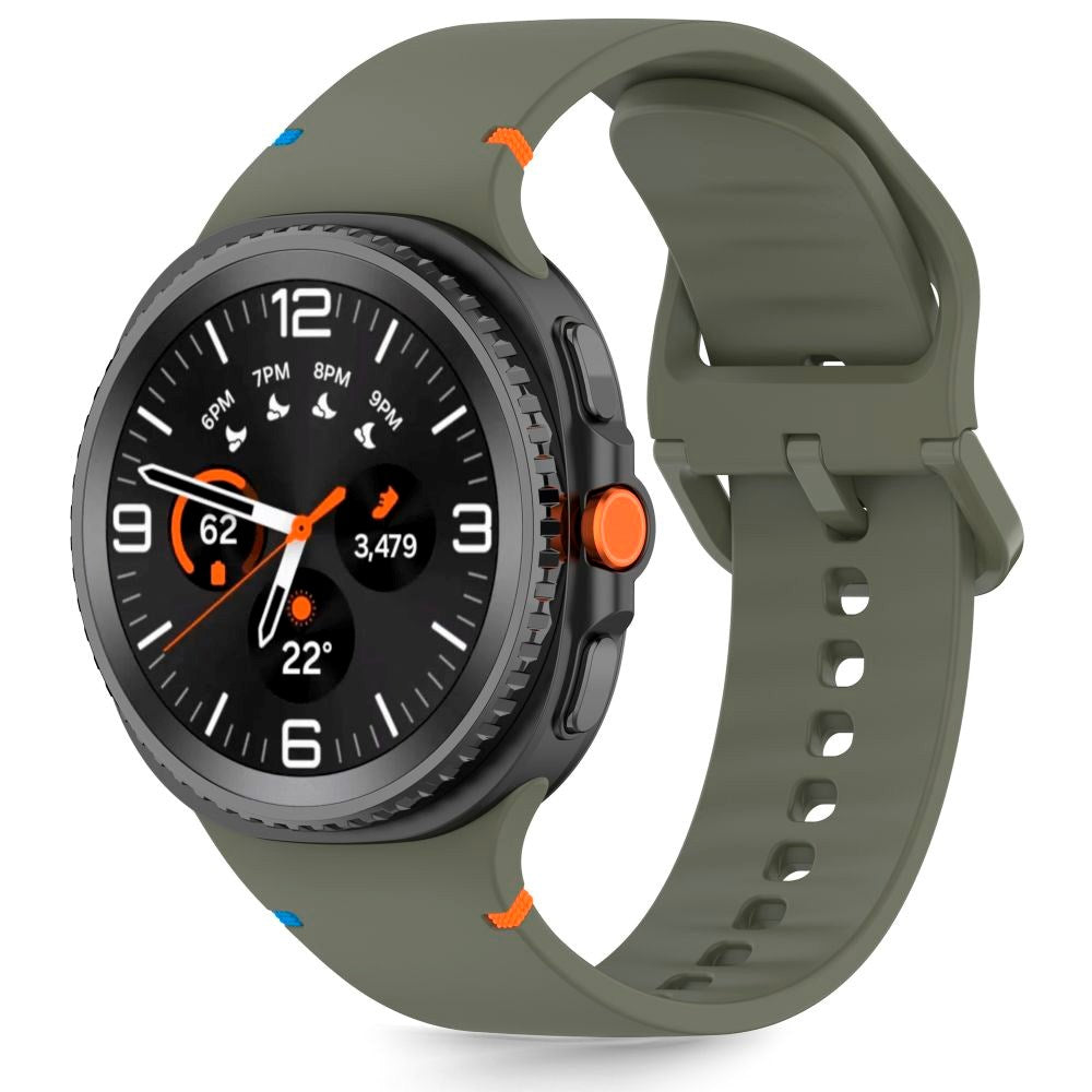 Samsung Galaxy Watch 8 / 8 Classic (40 / 44 / 46mm) Tech-Protect Silikon Rem - Army Green