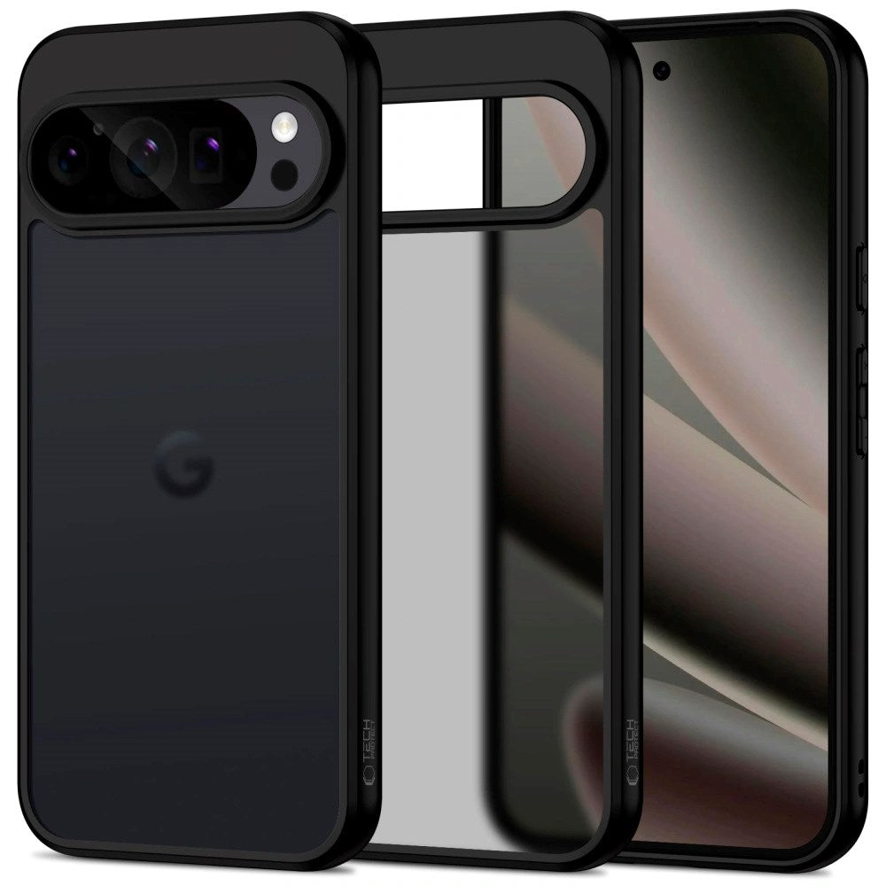 Google Pixel 10 Pro XL Tech-Protect MagMat Hybrid Deksel - Matt Svart