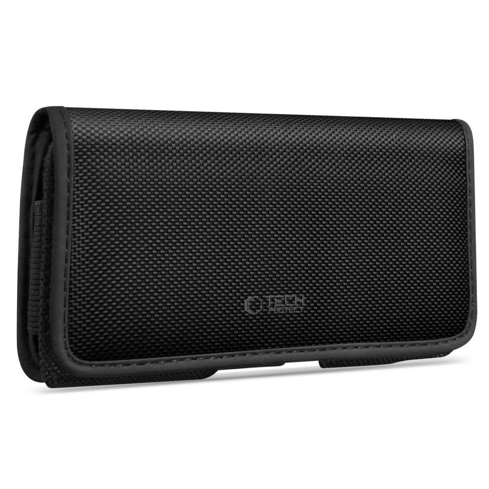 Tech-Protect Universal Nylon Mobil Etui - Mål (16.2 x 9 x 2.8 cm) - Svart