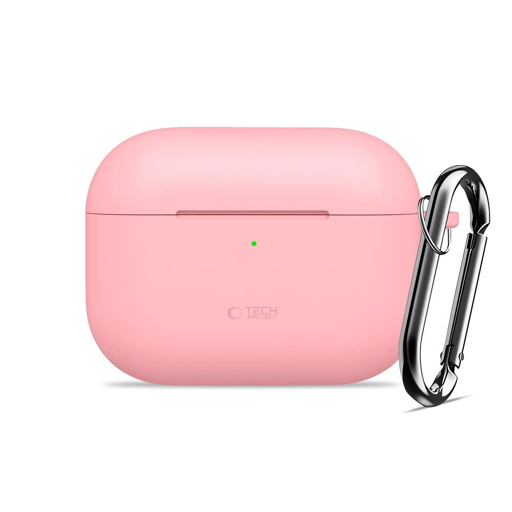 Apple AirPods Pro (3. gen.) Tech-Protect Silicone Hook Deksel - Rosa