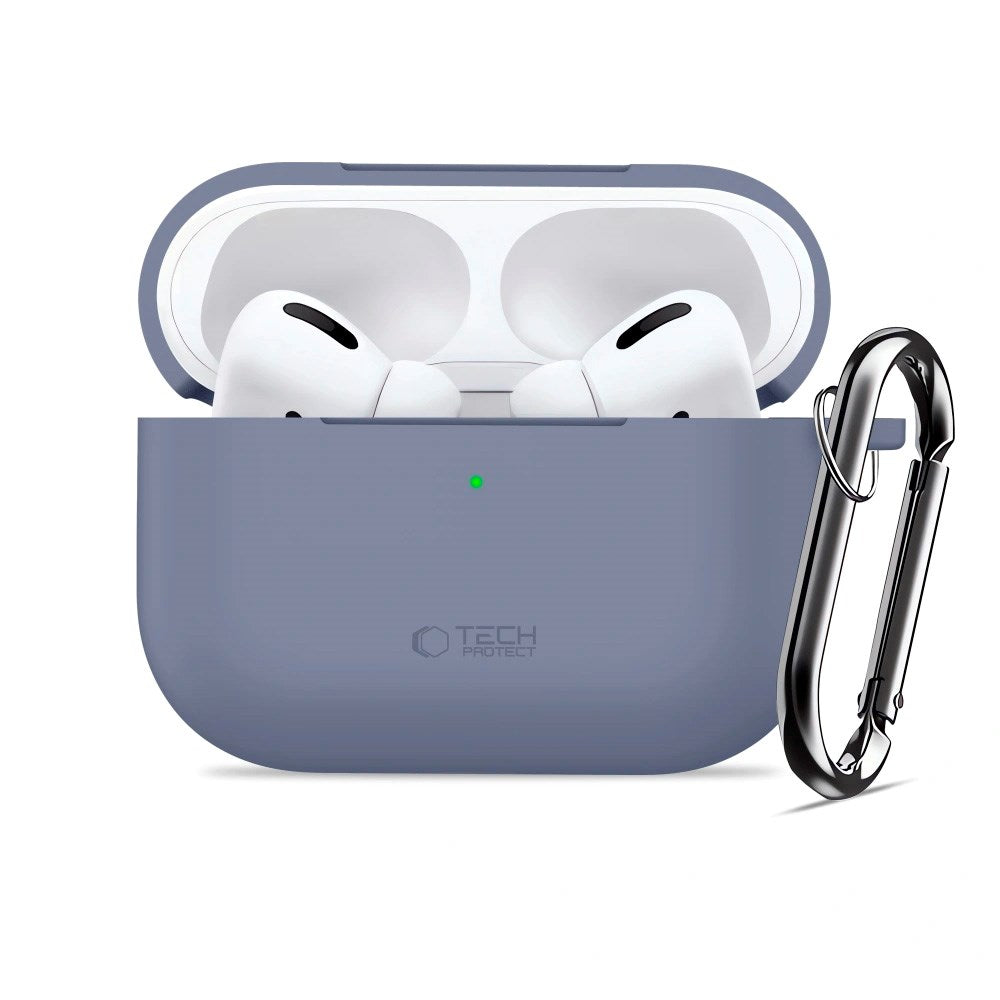 Apple AirPods Pro (3. gen.) Tech-Protect Silicone Hook Deksel - Blå