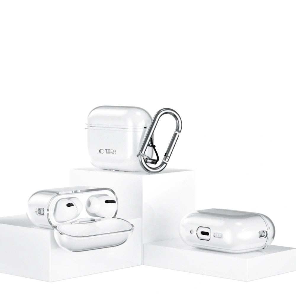 Apple AirPods Pro (3. gen.) Tech-Protect FlexAir Deksel - Gjennomsiktig