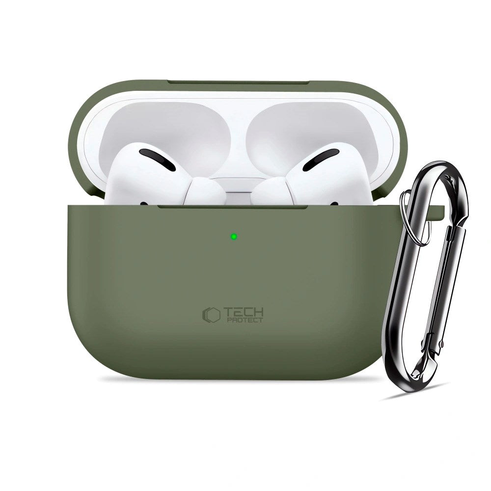 Apple AirPods Pro (3. gen.) Tech-Protect Silicone Hook Deksel - Grønn