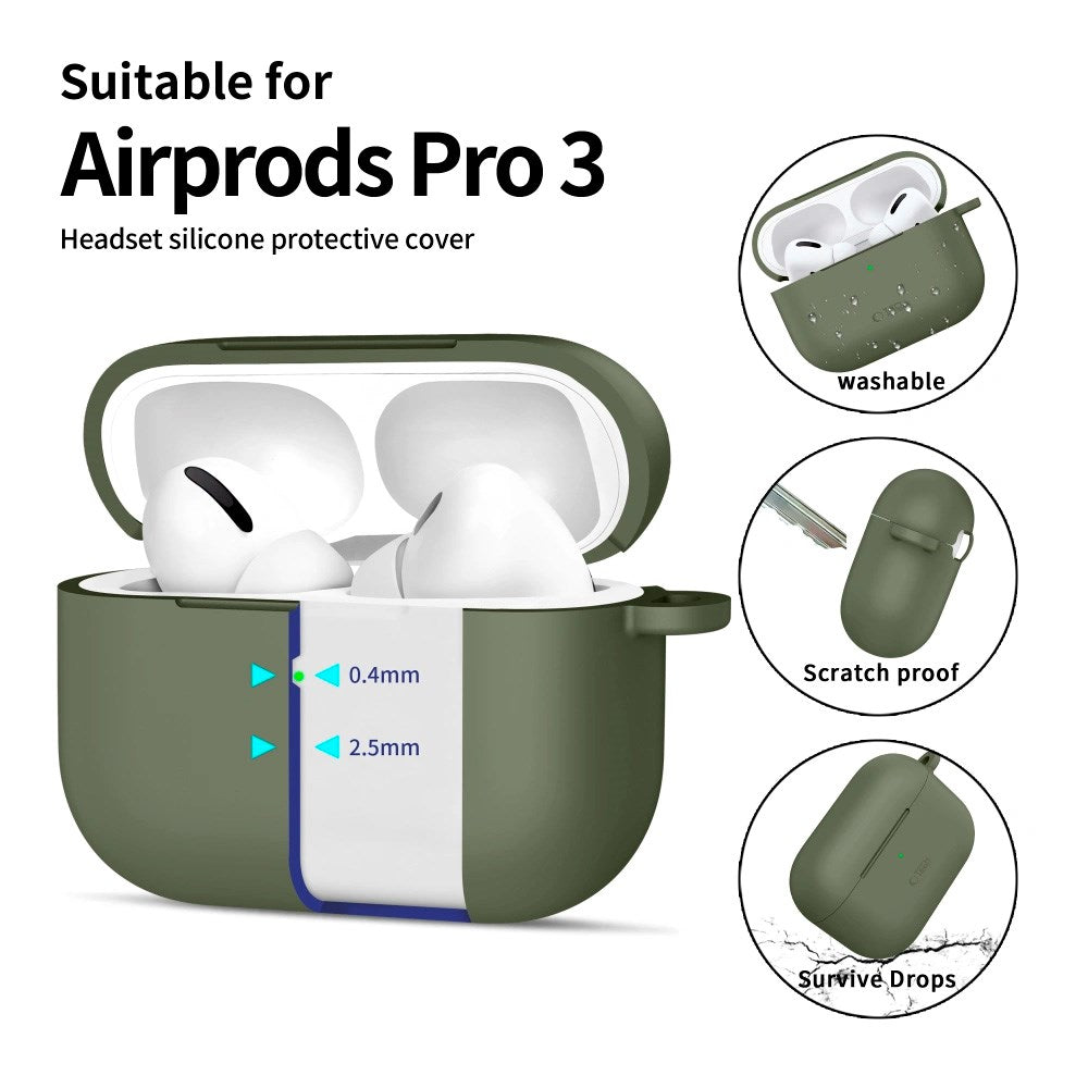 Apple AirPods Pro (3. gen.) Tech-Protect Silicone Hook Deksel - Grønn