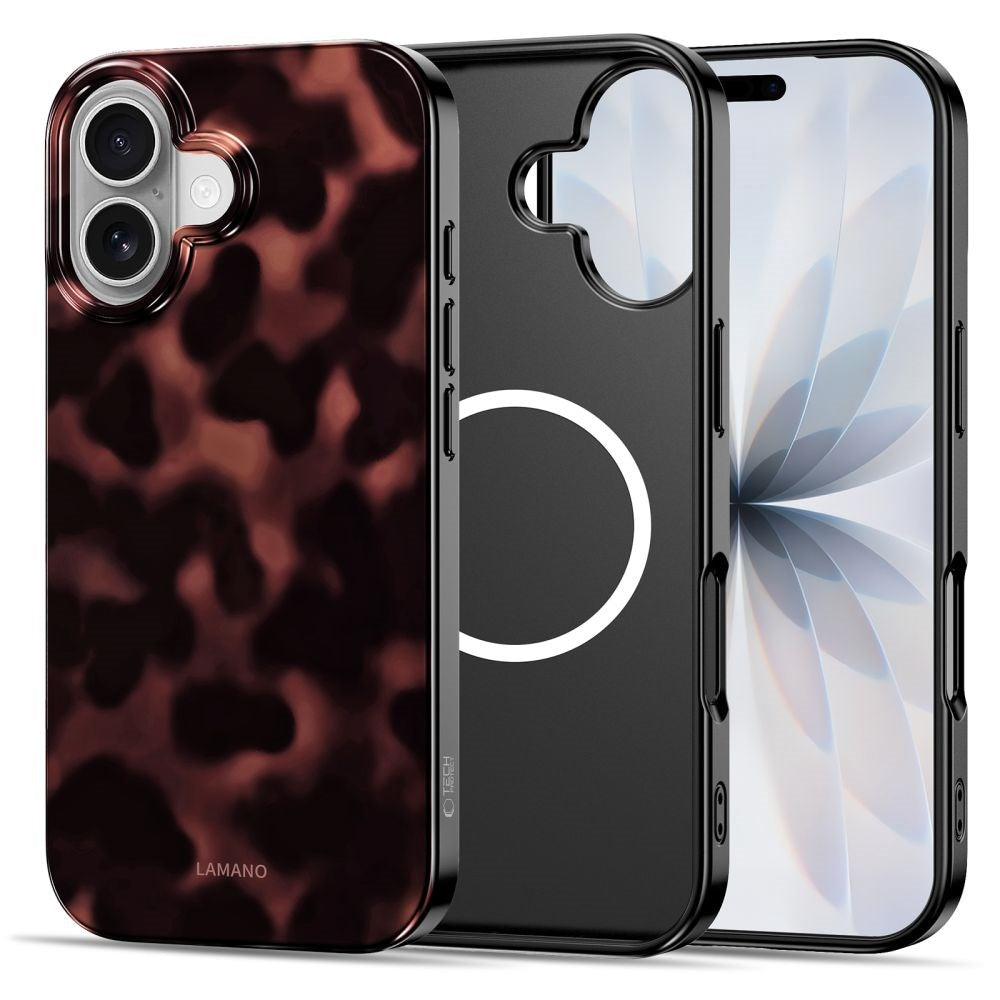 iPhone 17 Tech-Protect Lamano Deksel - MagSafe Kompatibel - Panther