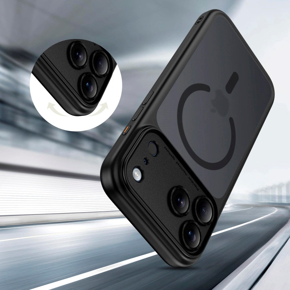 iPhone 17 Pro Max Tech-Protect Magpeak Deksel - MagSafe Kompatibel - Matte Black
