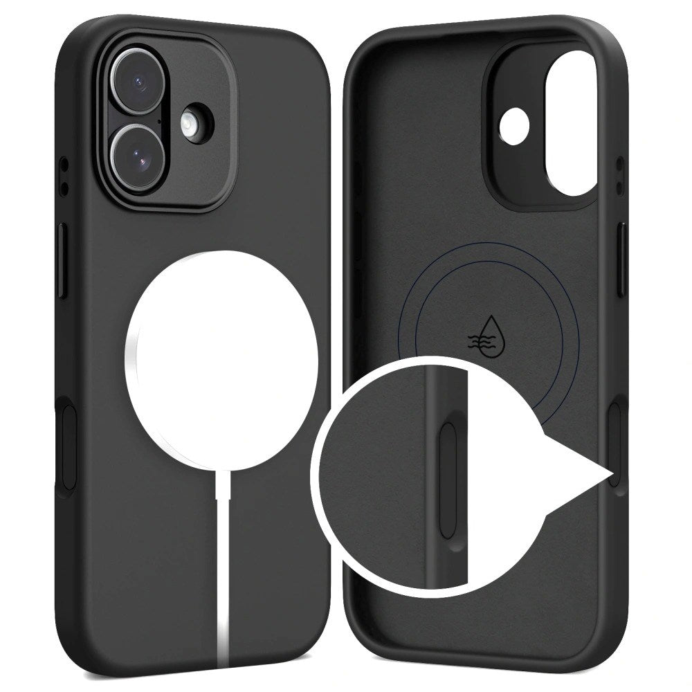 iPhone 17 Tech-Protect Uniq Hybrid Deksel - MagSafe Kompatibel - Svart