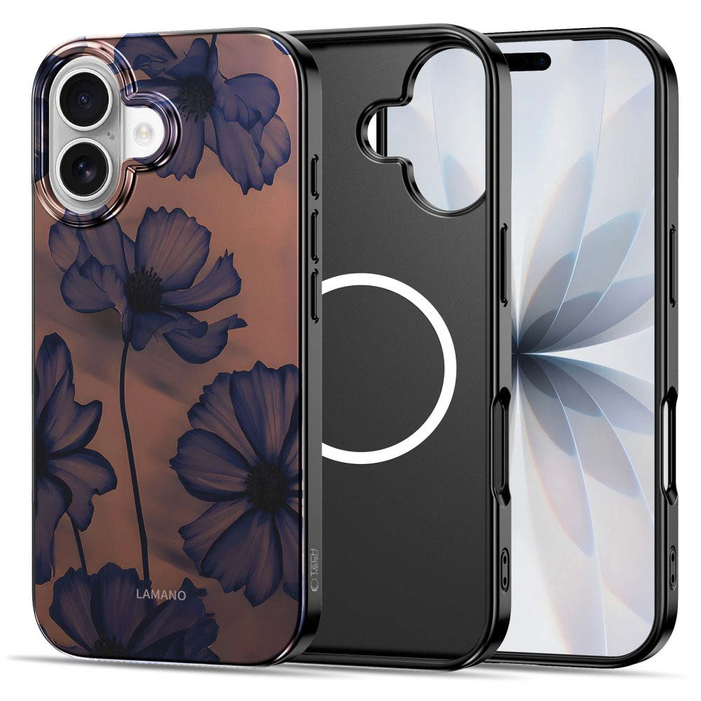 iPhone 17 Tech-Protect Lamano Deksel - MagSafe Kompatibel - Velvet Night