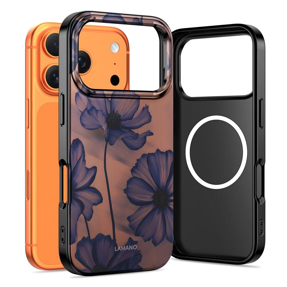 iPhone 17 Pro Tech-Protect Lamano Deksel - MagSafe Kompatibel - Velvet Night