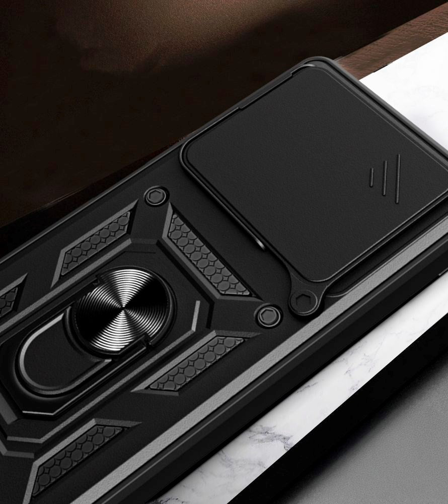 Xiaomi 15T Tech-Protect Camshield Deksel m. Magnetisk Ring & Stativfunksjon - Svart