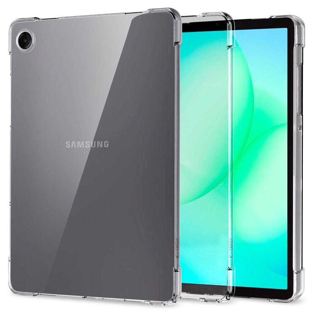 Samsung Galaxy Tab A11 / A9 Tech-Protect FlexAir Plast Deksel – Gjennomsiktig
