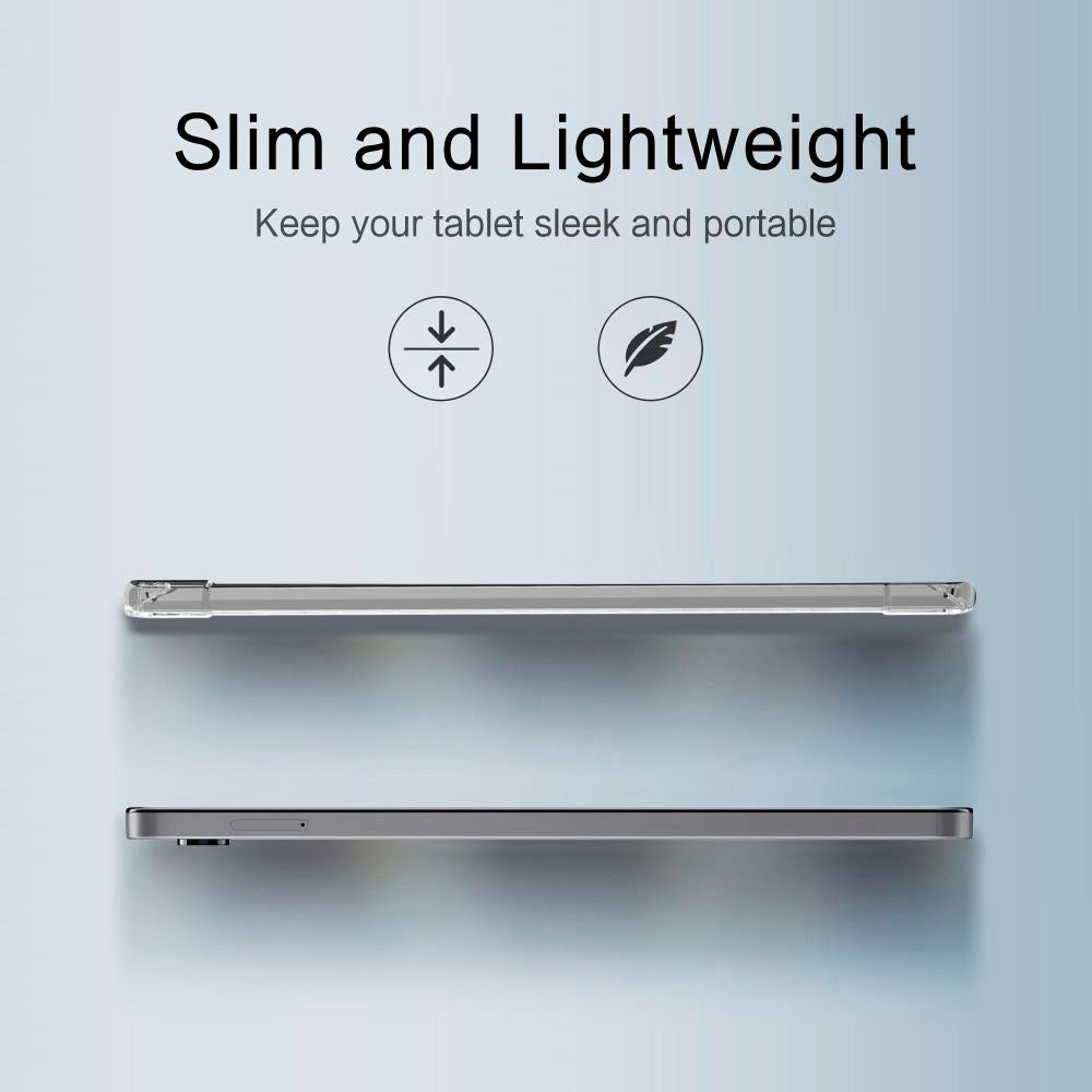 Samsung Galaxy Tab A11 / A9 Tech-Protect FlexAir Plast Deksel – Gjennomsiktig